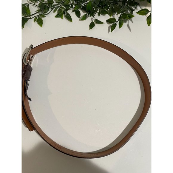 Nat Nast Mens Brown Leather Belt With Silver Buckle - Picture 14 of 14